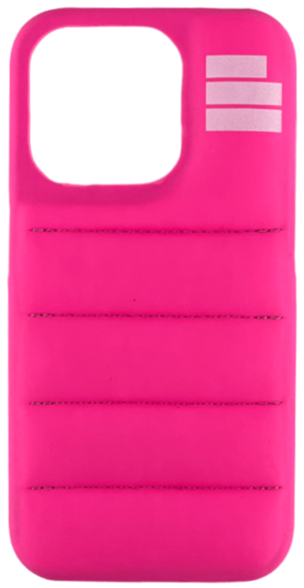 Шикозен и мек розов калъф за iPhone от Püff с гладък стегнат модел, png, webp, пуф, пуфф