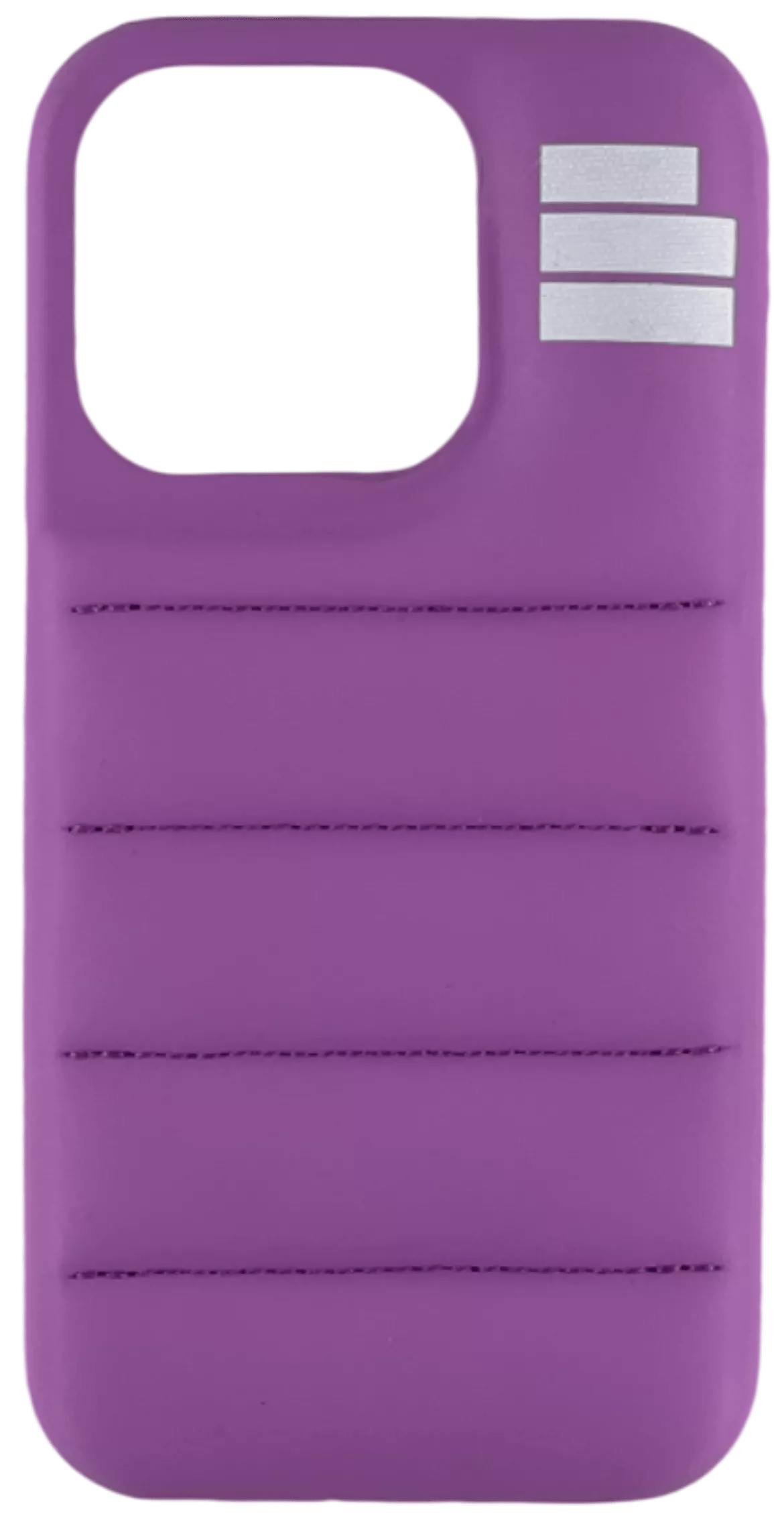 Кралски и мек лилав калъф за iPhone от Püff с гладък стегнат модел, png, webp, пуф, пуфф